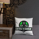 Geek N Game Logo Basic Pillow
