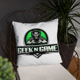 Geek N Game Logo Basic Pillow