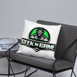 Geek N Game Logo Basic Pillow