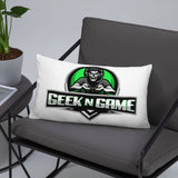 Geek N Game Logo Basic Pillow