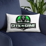 Geek N Game Logo Basic Pillow