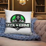 Geek N Game Logo Basic Pillow