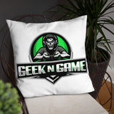 Geek N Game Logo Basic Pillow