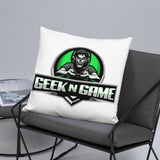 Geek N Game Logo Basic Pillow