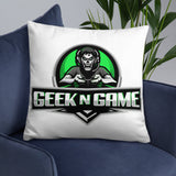 Geek N Game Logo Basic Pillow