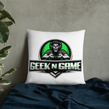 Geek N Game Logo Basic Pillow
