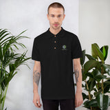 Geek Coin Embroidered Polo Shirt