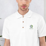 Geek Coin Embroidered Polo Shirt