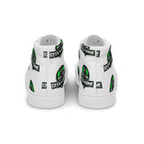 Geek N Game all over logo Men’s high top canvas shoes
