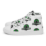 Geek N Game all over logo Men’s high top canvas shoes