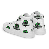 Geek N Game all over logo Men’s high top canvas shoes
