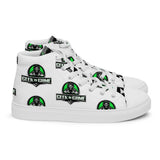 Geek N Game all over logo Men’s high top canvas shoes