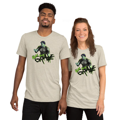 Long Lasting Tri-Blend From Your Grave zombie Short sleeve t-shirt