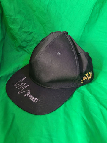 Sandlot hat signed by Leopardi Chauncey inscribed "Squints"