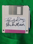 Floppy Disk Signed by Hackers actor Santiago Renoly