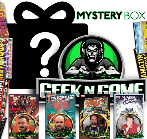 LIMITED EDITION GRAIL GEEK N GAME AUTOGRAPH / GRADED COMIC MYSTERY BOX. VOL 4