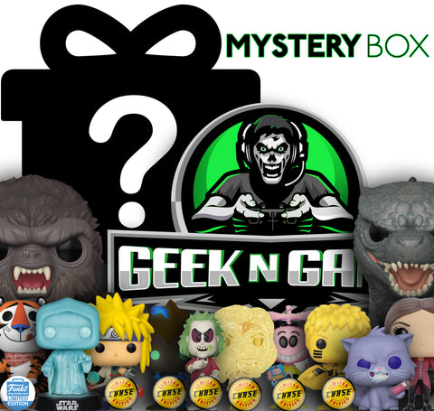 LIMITED EDITION GRAIL GEEK N GAME EXCLUSIVE FUNKO CHASE MYSTERY BOX. Vol 14