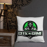 Geek N Game Logo Basic Pillow