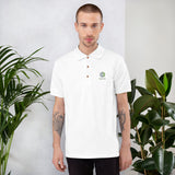 Geek Coin Embroidered Polo Shirt