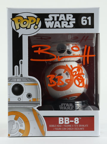Brian Herring Signed "Star Wars" BB-8 #61 Funko Pop! Vinyl Figure Inscribed "BB-8" with Sketch (PA)