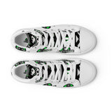 Geek N Game all over logo Men’s high top canvas shoes